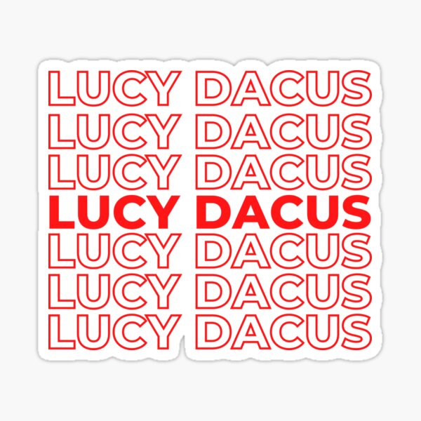 Lucy Dacus Night Shift Lyrics Banner Sticker for Sale by littlesigns