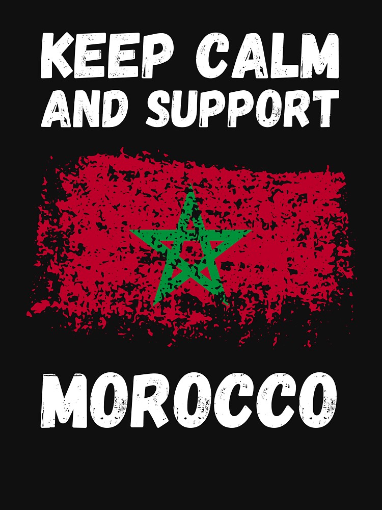 Discover Keep calm and support Morocco  Essential T-Shirt