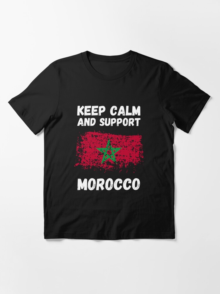Discover Keep calm and support Morocco  Essential T-Shirt