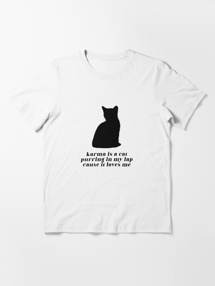 Cat Purring In My Lap T Shirt TS Swifty Merch Midnights Karma is a Cat Tee