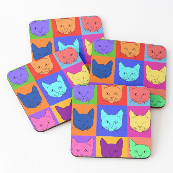 Item preview, Large Size Colorful Cats designed and sold by The Odd Cat Sanctuary  Merch.