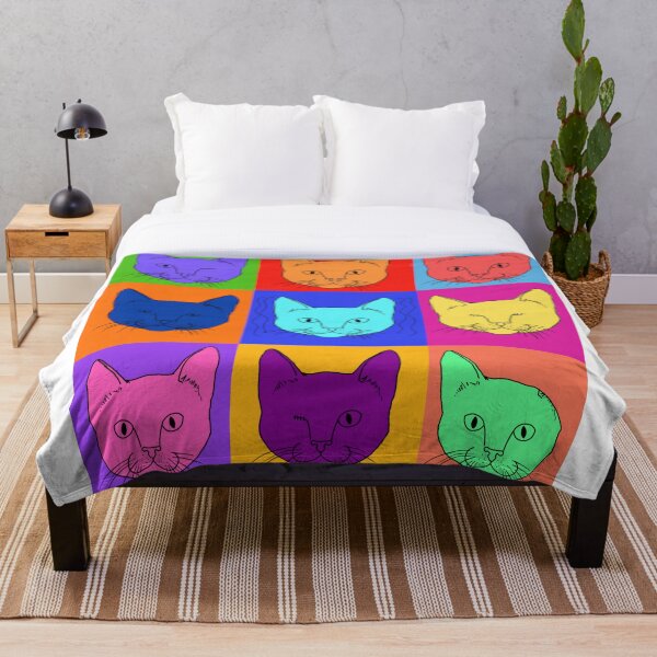 Artikelvorschau, Große bunte Katzen entworfen und verkauft von The Odd Cat Sanctuary  Merch.