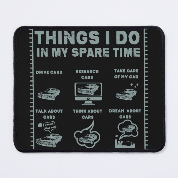 Item preview, Things I Do In My Spare Time Car Muscle Car lover Classic Car lover designed and sold by Amirebdesign.