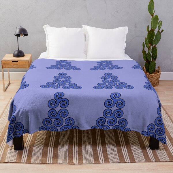 Item preview, Triskelion Tree in Blue designed and sold by janraydesigns.