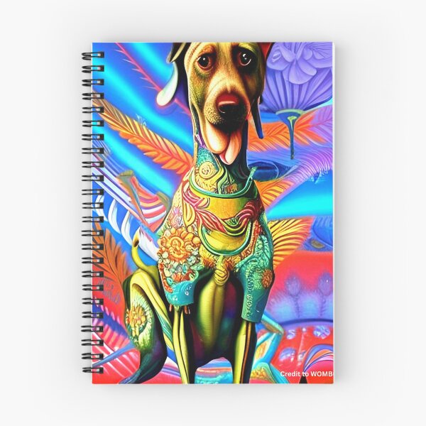 Item preview, Colorful, abstract hound dog wall art as prints, on canvas, or large posters. Wall art decor for your home. Choice of print sizes. designed and sold by JoelsCorner.