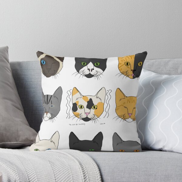 Aperçu de l'œuvre Chats en gros caractères créée et vendue par The Odd Cat Sanctuary  Merch.