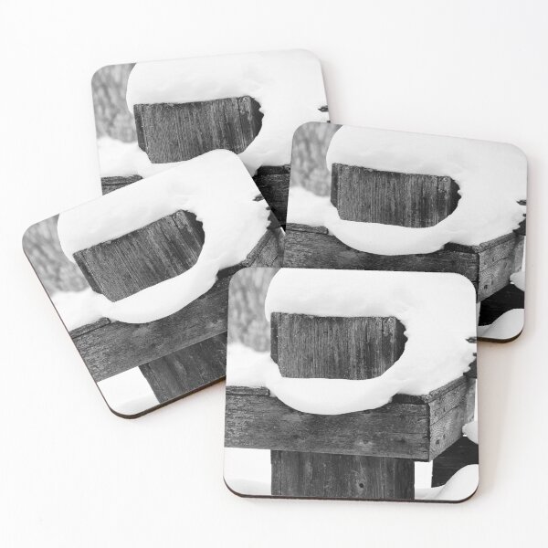 Item preview, Porch Post Santa in Black and White designed and sold by Vivar Photo.
