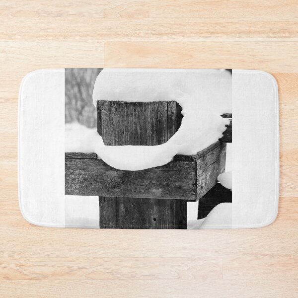 Item preview, Porch Post Santa in Black and White designed and sold by Vivar Photo.