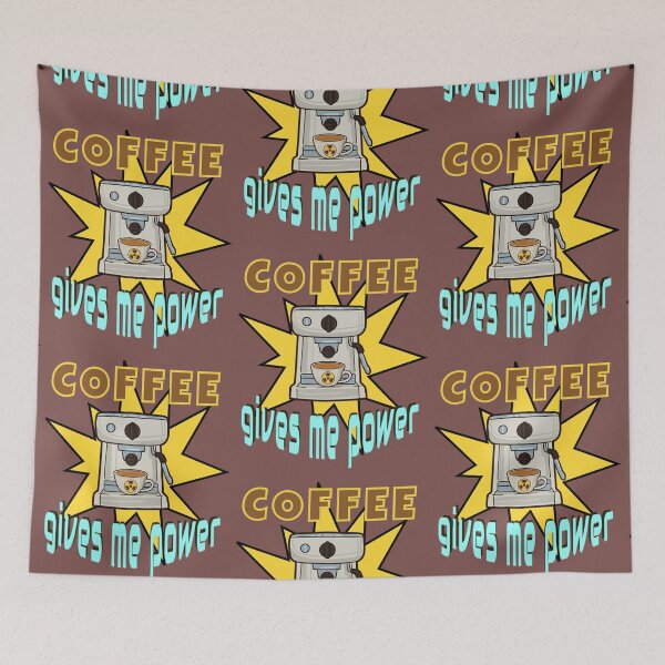 Item preview, Coffee Give Me Power designed and sold by GrumpyFella.