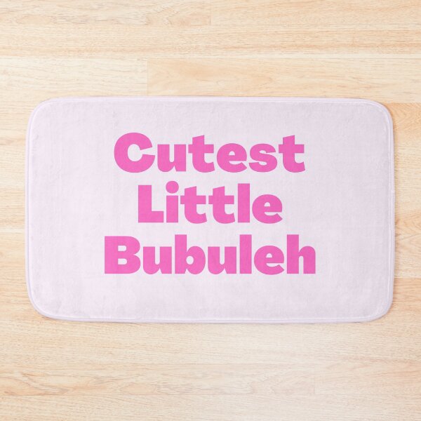 Item preview, Yiddish Cutest Little Bubuleh pink designed and sold by NJGDesigns.