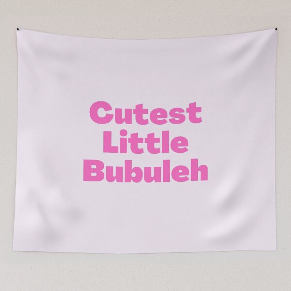 Item preview, Yiddish Cutest Little Bubuleh pink designed and sold by NJGDesigns.