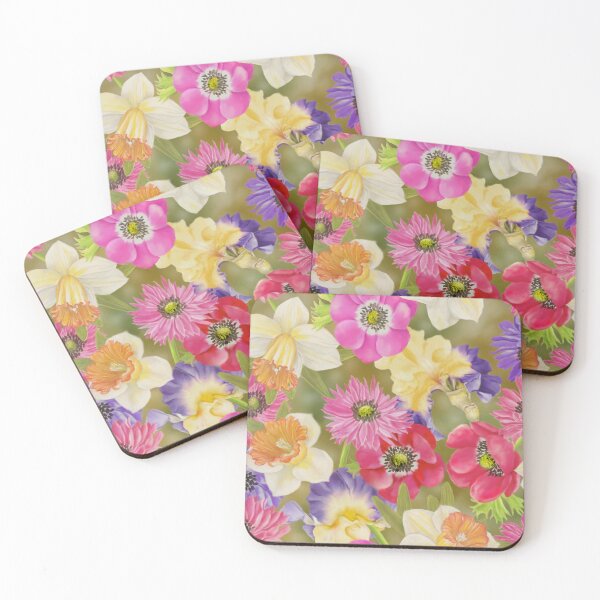 Item preview,  Elegant Vintage Spring Flowers Pattern Design designed and sold by Tina Veenstra.