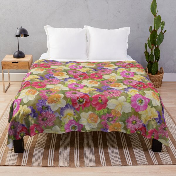 Item preview, Elegant Vintage Spring Flowers Pattern Design designed and sold by Tina Veenstra.