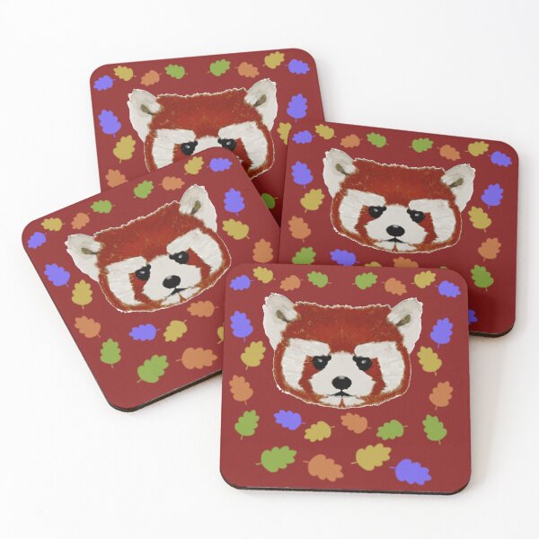 Item preview, Kawaii leaves red panda  designed and sold by glowvim.