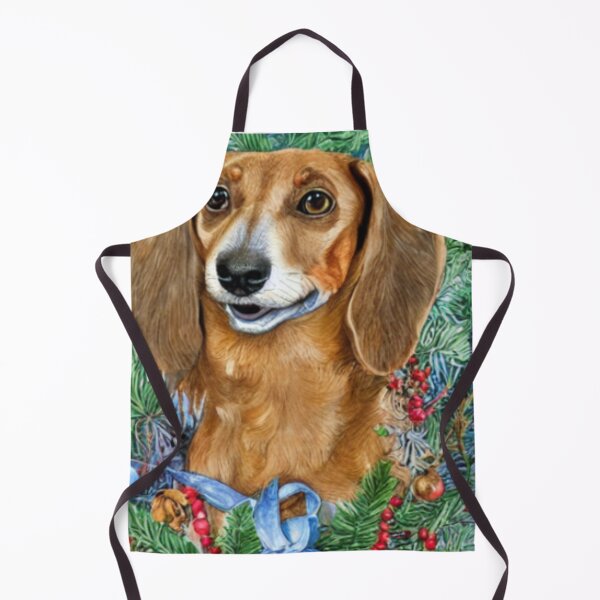 Item preview, Dachshund Dog Christmas Celebration 5 designed and sold by AnadAA.