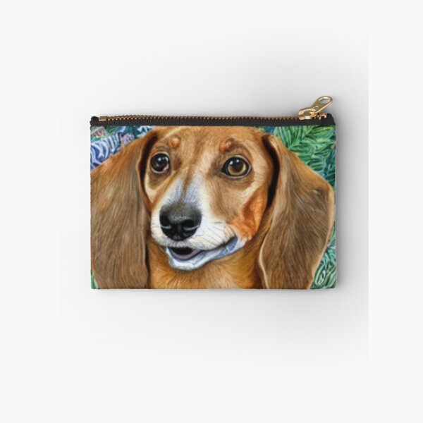 Item preview, Dachshund Dog Christmas Celebration 5 designed and sold by AnadAA.