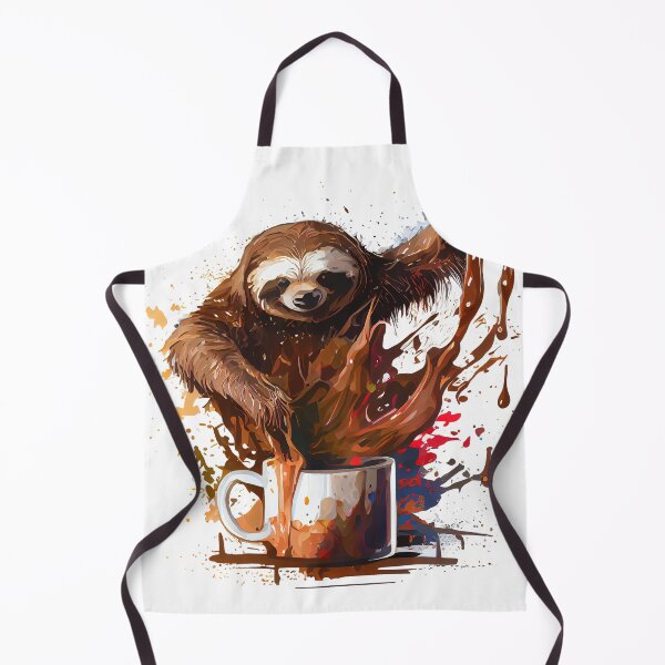 Item preview, Sloth Barista designed and sold by MrBeerholder.