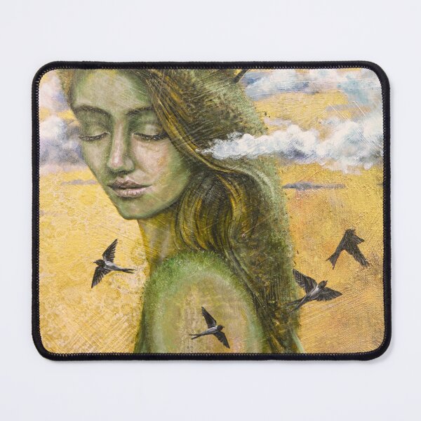 Item preview, Surreal Moss covered woman with home designed and sold by AmandaFineArt.
