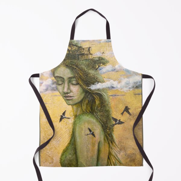 Item preview, Surreal Moss covered woman with home designed and sold by AmandaFineArt.