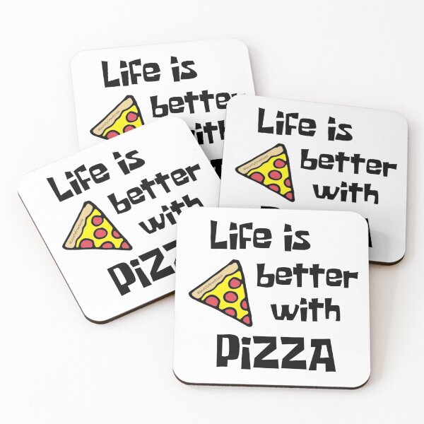 Item preview, Life Is Better With Pizza designed and sold by LookUpCreations.