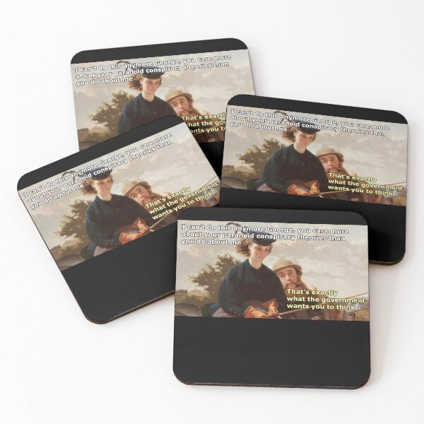 Item preview, You care about your paranoid conspiracy theories than you do about me - Thanksgiving, Christmas And Birthday Party Gift Ideas for Classic Memes Lovers and Fans designed and sold by Memeing Everything.