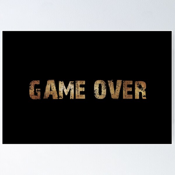Item preview, Game over designed and sold by M3PicsStudio.