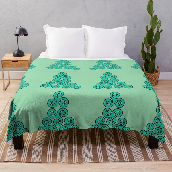 Item preview, Triskelion Tree in Teal designed and sold by janraydesigns.