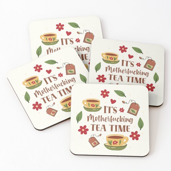 Item preview, It's Motherfucking Tea Time designed and sold by KrisInStitches.