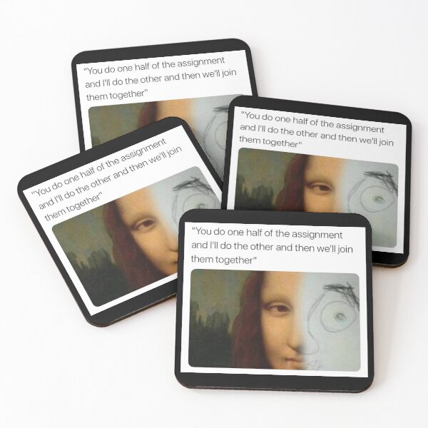 Item preview, You do one half of assignment and I'll do the other half - Thanksgiving, Christmas And Birthday Party Gift Ideas for Classic Memes Lovers and Fans designed and sold by Memeing Everything.