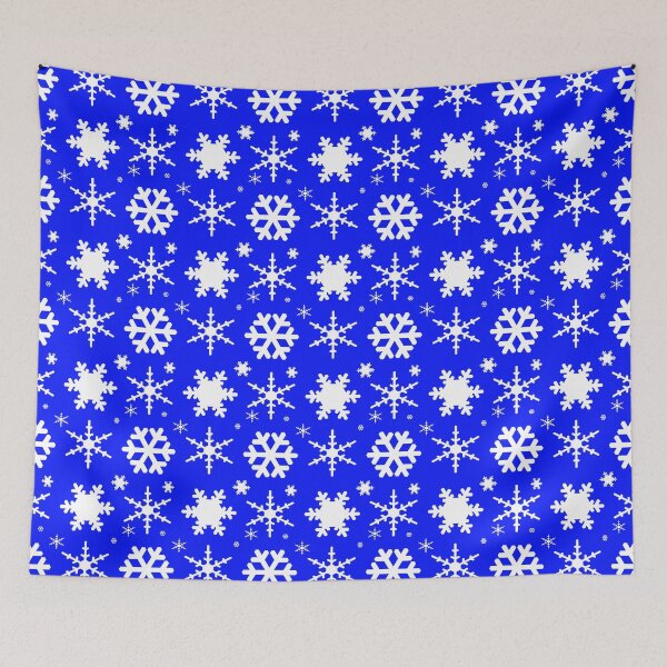 Item preview, Snowflakes Dark Blue designed and sold by blakcirclegirl.
