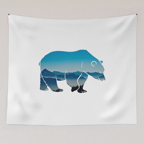 Item preview, Forest dwellers Forester bear forest nature animal wilderness designed and sold by anziehend.