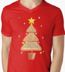 Fairy Christmas - Fairy Bread - Pink Men's V-Neck T-Shirt