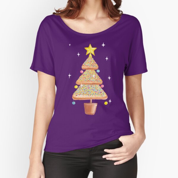 Fairy Christmas - Fairy Bread - Pink Relaxed Fit T-Shirt