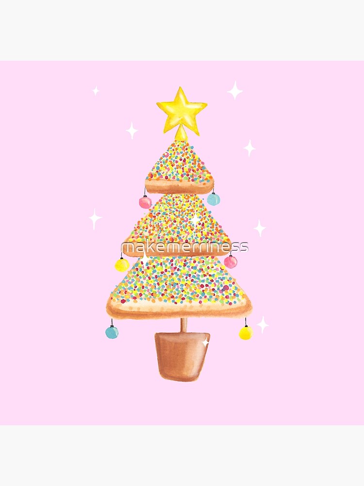 Fairy Christmas - Fairy Bread - Pink by makemerriness