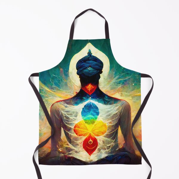 Item preview, Flower Chakras Awakening through Meditation - spiritual art spiritual artwork spirituality wellness well-being designed and sold by LvSoulCreations.