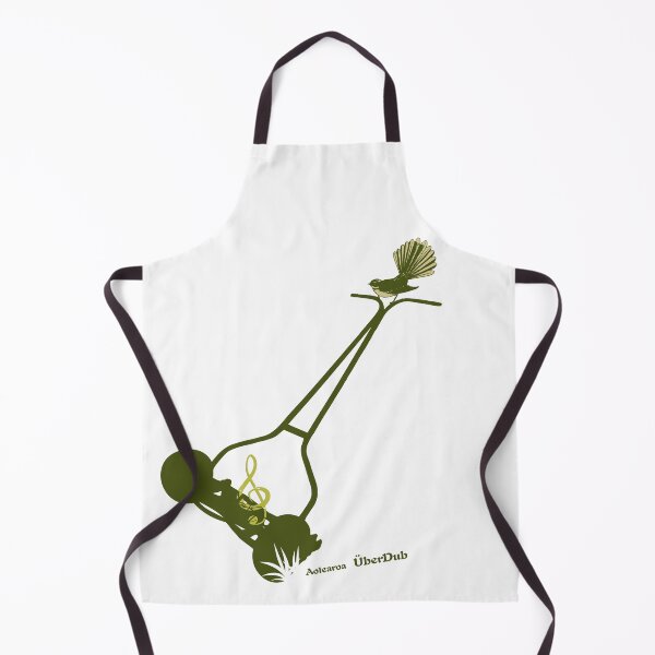 Item preview, New Zealand native Fantail bird and good ol, push mower designed and sold by Ellenfin.