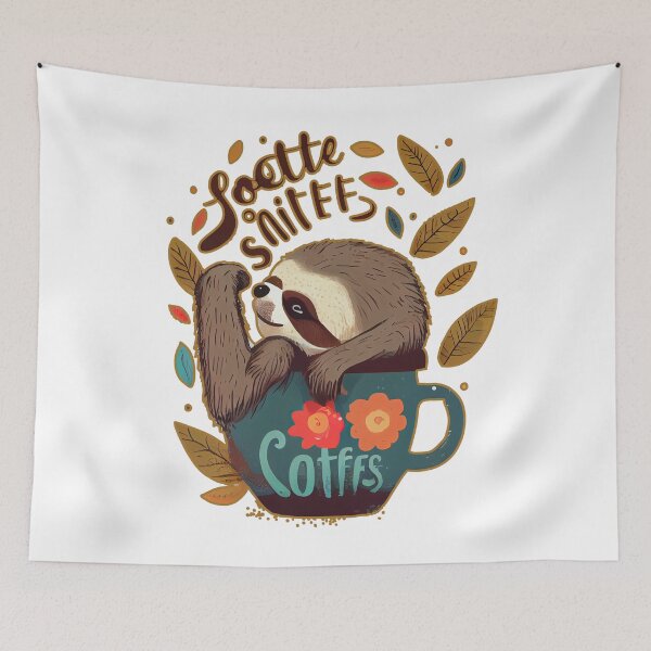 Item preview, Sloth Barista designed and sold by MrBeerholder.