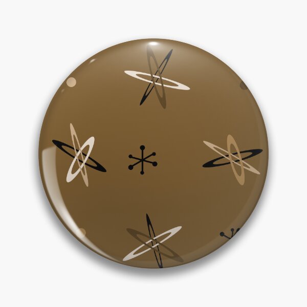 Artikelvorschau, Atomic Age Starbursts Brown entworfen und verkauft von thepixelgarden.