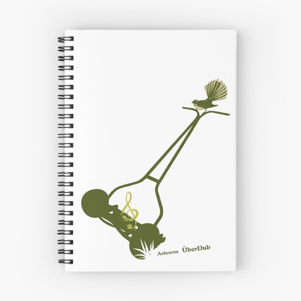 Item preview, New Zealand native Fantail bird and good ol, push mower designed and sold by Ellenfin.
