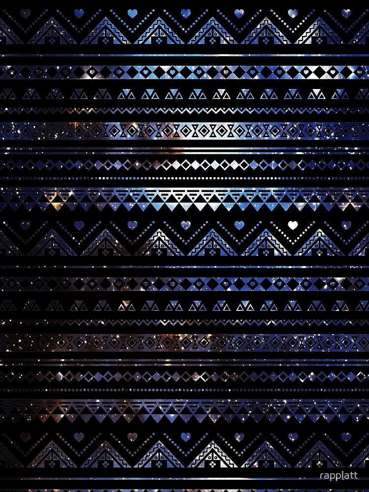 Aztec Black Galaxy Blue by rapplatt