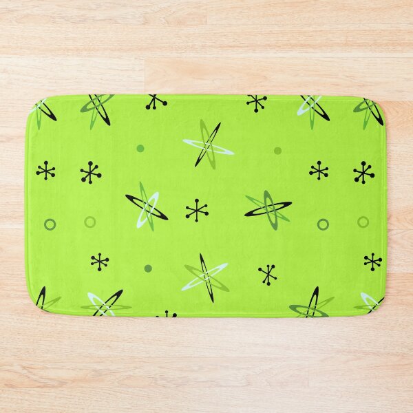 Item preview, Atomic Age Starbursts Chartreuse designed and sold by thepixelgarden.