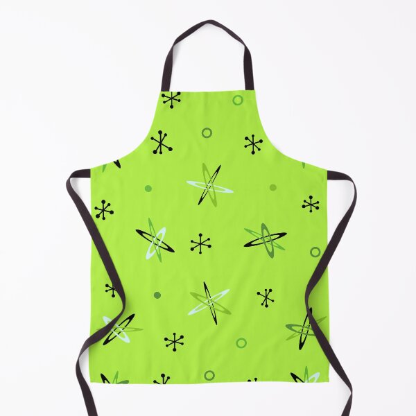 Item preview, Atomic Age Starbursts Chartreuse designed and sold by thepixelgarden.