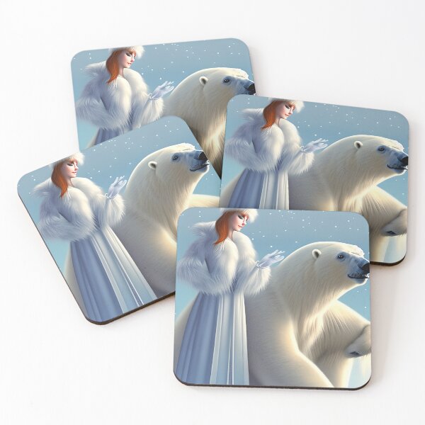 Item preview, Snow Queen and Polar Bear designed and sold by Poetic Patterns Studio.