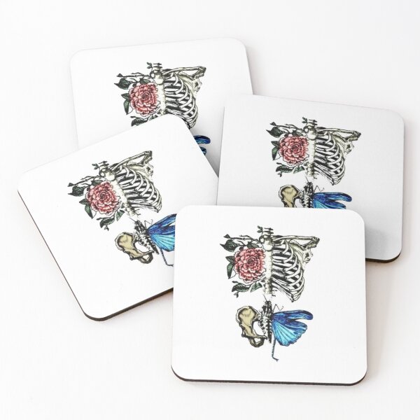 Item preview, vintage skeleton flower designed and sold by moonna designs.