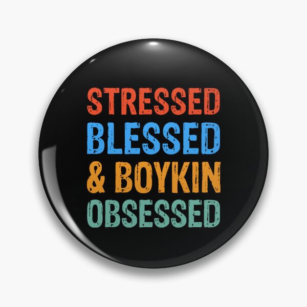 Item preview, Stressed Blessed and Boykin Obsessed Dog Gift  designed and sold by Guarddogdrive.
