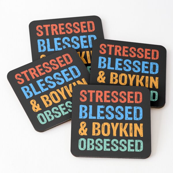 Item preview, Stressed Blessed and Boykin Obsessed Dog Gift  designed and sold by Guarddogdrive.