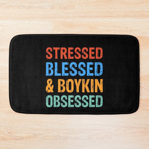Item preview, Stressed Blessed and Boykin Obsessed Dog Gift  designed and sold by Guarddogdrive.