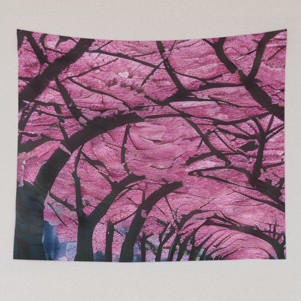 Item preview, Cherry Blossom Wallpaper designed and sold by gramizzia.