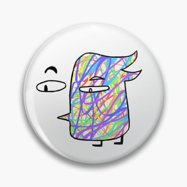 Item preview, Colorful Perplexed Birb designed and sold by Smol-Person-Art.