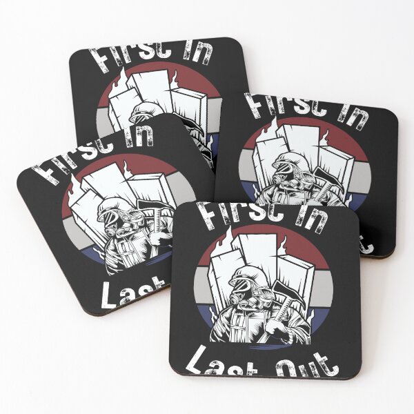 Item preview, Fireman, First In Last Out, First Responder, Firefighter designed and sold by CreativeBuys.